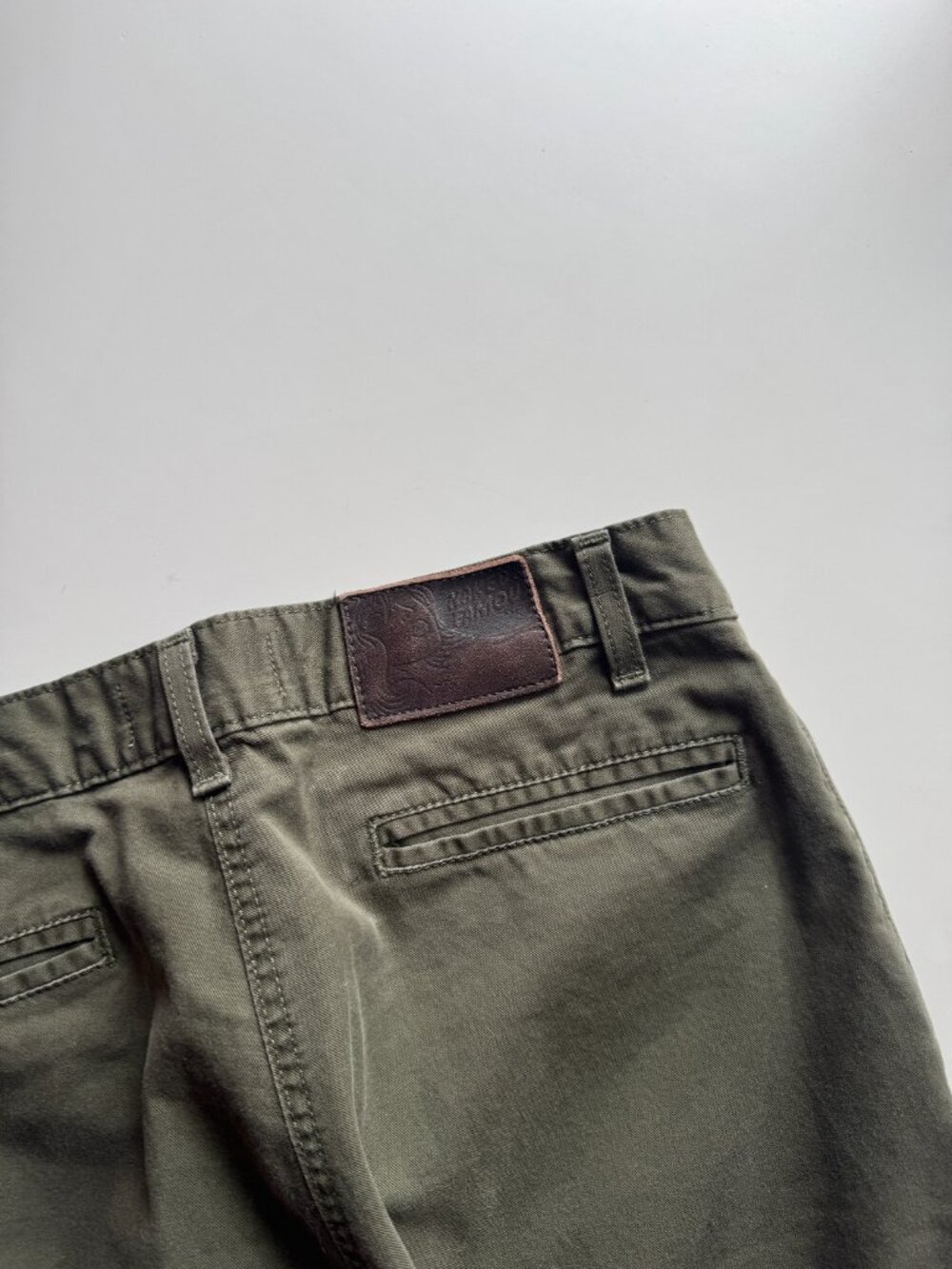 NAKED & FAMOUS Khaki Green Stretch Twill Slim Chino Pants, Size 30 - Picture 11 of 15